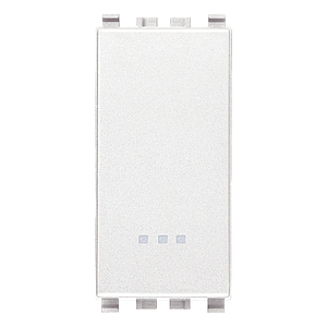 Vimar Eikon - Interrupteur 1P 16AX (Blanc)