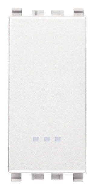 Vimar Eikon - Interrupteur 1P 16AX (Blanc)