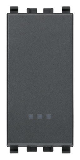 [VI20008] Vimar Eikon - Bouton-poussoir 1P NO 10A (Gris)