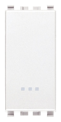 [VI20008.B] Vimar Eikon - 1P NO 10A drukknop (Wit)