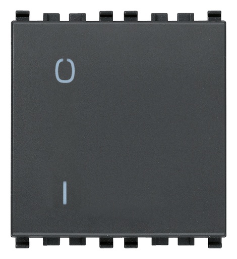 [VI20015.2] Vimar Eikon - Interrupteur 2P 16AX 2M (Gris)
