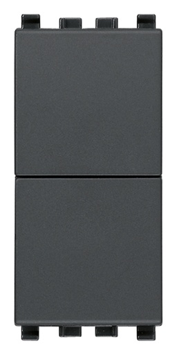 [VI20066] Vimar Eikon - Deux poussoirs indépend.NO+NO 10A (Gris)