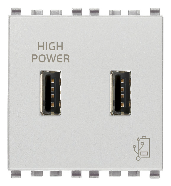 Vimar Eikon - Unité d'alimentation USB-A 5V 2,1A (Next)