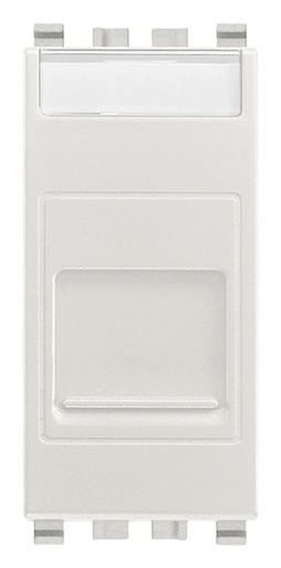 [VI20337.6.N] Vimar Eikon - RJ45 Cat6 UTP stopcontact met afdekking (Next)