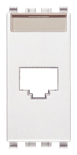 [VI20338.C.B] Vimar Eikon - RJ45 AMP Avaya adapter (Wit)