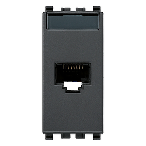 Vimar Eikon - Prise RJ45 Netsafe Cat6 UTP (Gris)