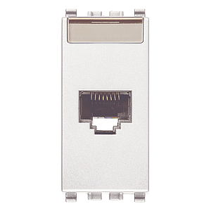 Vimar Eikon - Prise RJ45 Netsafe Cat6 UTP (Blanc)