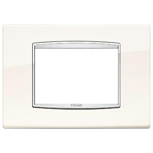 [VI20653.C01] Vimar Eikon Chrome Classic - Bright 3M (Métal - Arctic White)