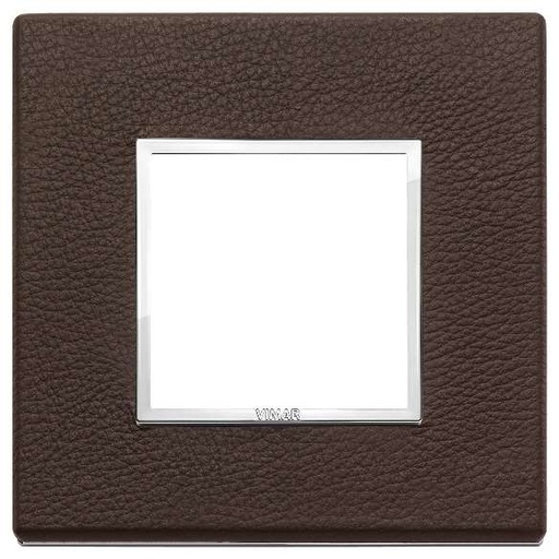 [VI21642.22] Vimar Eikon Evo - Raffinati 2M (Leder - Tobacco)