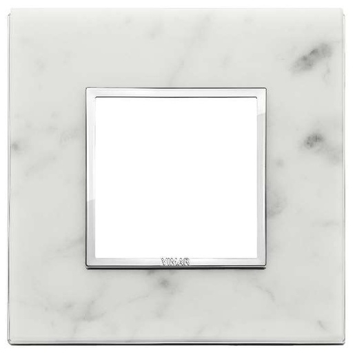 [VI21642.51] Vimar Eikon Evo - Scolpiti 2M (Pierre - Carrara White)
