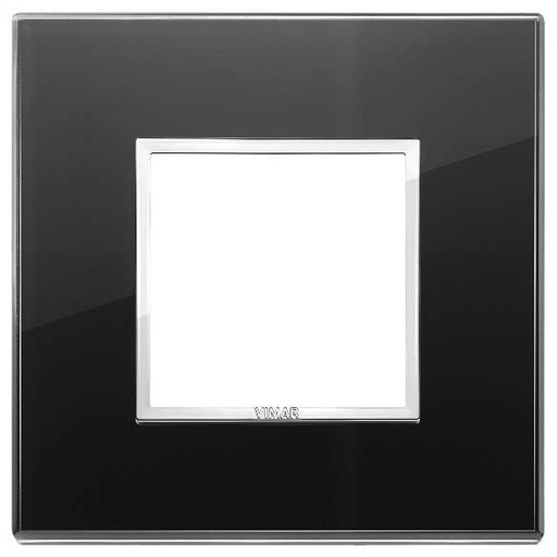 [VI21642.76] Vimar Eikon Evo - Luminosi 2M (Glas - Black Diamond)