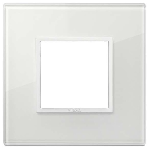 [VI21642.87] Vimar Eikon Evo - Essenziali 2M (Glas - Total White Diamond)