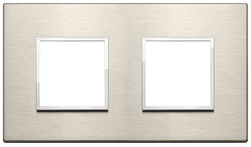 [VI21643.04] Vimar Eikon Evo - Primari 4M - 2+2 (Aluminium - Neutral bronze)