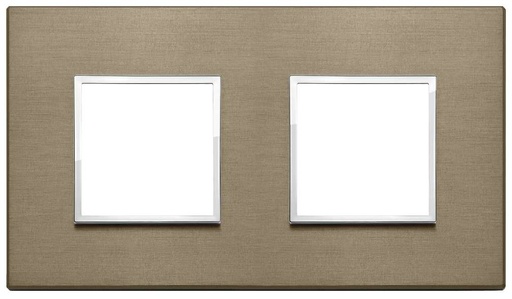 [VI21643.05] Vimar Eikon Evo - Primari 4M - 2+2 (Aluminium - Dark Bronze)