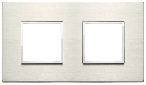 [VI21643.08] Vimar Eikon Evo - Esclusivi 4M - 2+2 (Aluminium - Titanium)