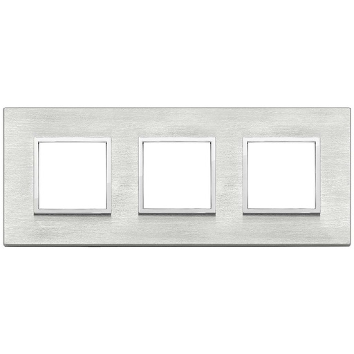 [VI21644.02] Vimar Eikon Evo - Primari 6M - 2+2+2 (Aluminium - Next Grijs)