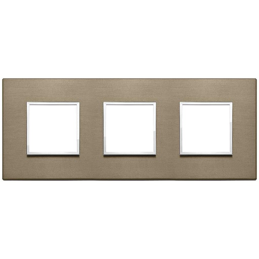 [VI21644.05] Vimar Eikon Evo - Primari 6M - 2+2+2 (Aluminium - Dark Bronze)