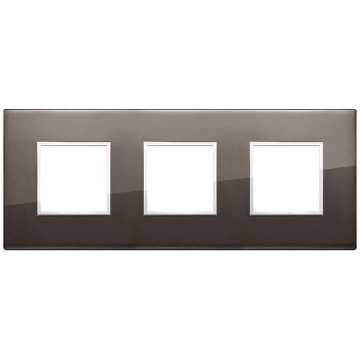 [VI21644.06] Vimar Eikon Evo - Esclusivi 6M - 2+2+2 (Aluminium - Black Sapphire)