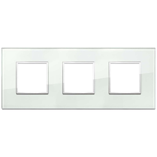 [VI21644.71] Vimar Eikon Evo - Luminosi 6M - 2+2+2 (Glas - Aqua)