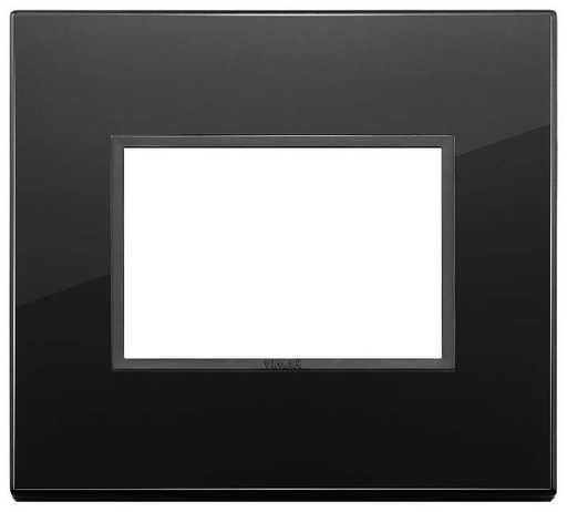 [VI21653.88] Vimar Eikon Evo - Essenziali 3M (Glas - Total Black Diamond)