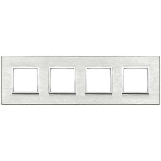 [VI21669.02] Vimar Eikon Evo - Primari 8M - 2+2+2+2 (Aluminium - Next Grijs)