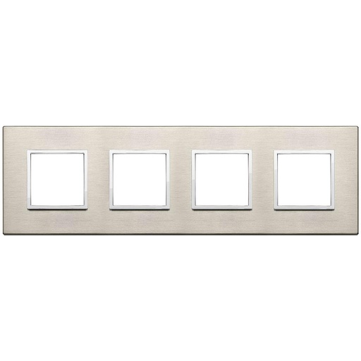 [VI21669.04] Vimar Eikon Evo - Primari 8M - 2+2+2+2 (Aluminium - Neutral bronze)