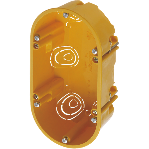 [ZE9900011] Zennio Z70/Z100 - Dubbele montagedoos (Holle wand) 