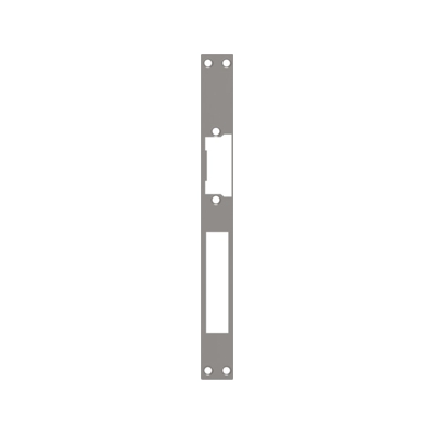 [ZEZAC-AC1] Zennio Plaat voor Elektisch Slot - Model 1 (Rechte Rand)