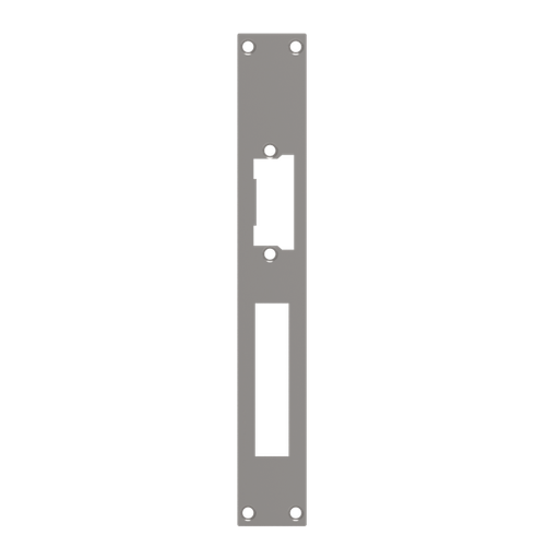 [ZEZAC-AC2] Zennio Plaat voor Elektisch Slot - Model 2 (Rechte Rand)