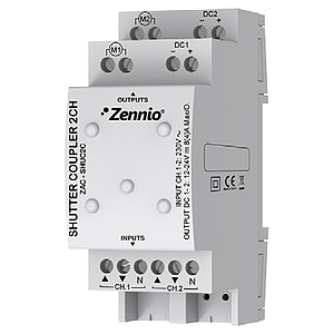 Zennio AC/DC Rolluik Adapter (2 Motoren)