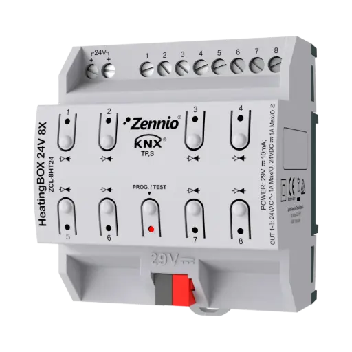 [ZEZCL-8HT24] Zennio HeatingBOX 24V 8X