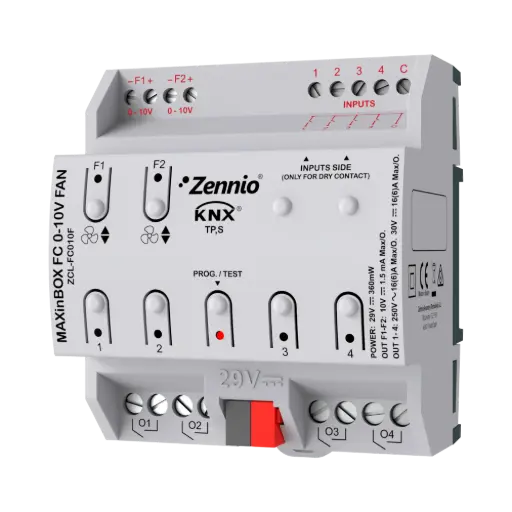 [ZEZCL-FC010F] Zennio MAXinBOX FC 0-10V Fan