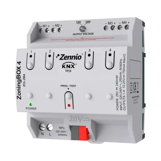 [ZEZCL-ZB4] Zennio ZoningBOX 4