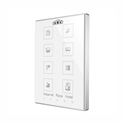 [ZEZVI-TMDP8] Zennio TMD Plus 8 (Aluminium - Custom)