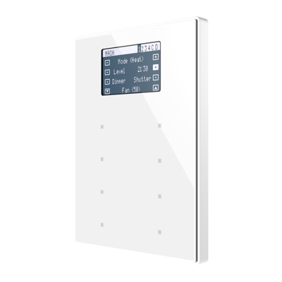 [ZEZVI-TMDV-AW] Zennio TMD-Display View (Aluminium - Wit)