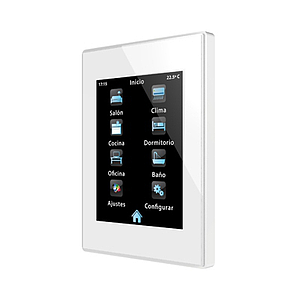 Zennio Z41 Pro (PVC Frame - Blanc)
