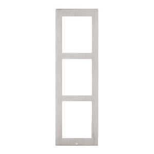Zennio GetFace IP - Opbouw Installatieframe - 3 Modules (RVS)