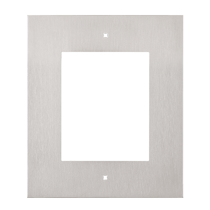 [ZEZVP-FFRA1] Zennio GetFace IP - Inbouw Installatieframe - 1 Module (RVS)