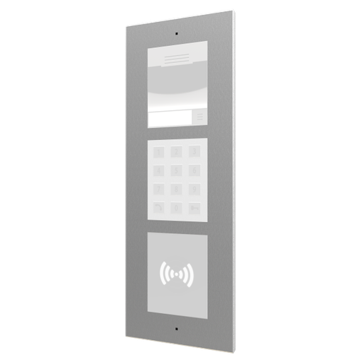 [ZEZVP-FFRA3] Zennio GetFace IP - Inbouw Installatieframe - 3 Modules (RVS)