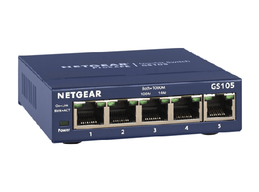 [ZEZVP-SW0105U] Zennio GetFace IP - Switch 5 ports (Unmanaged)