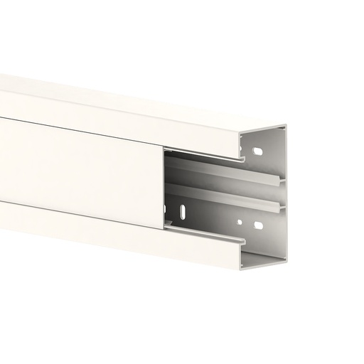 [GK17990] GGK BR - 60x130/80 Set = wandgoot en deksel (RAL 9001 - Crèmewit) - VPE=8