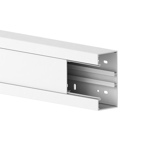 [GK17999] GGK BR - 60x130/80 Set = wandgoot en deksel (RAL 9010 - Polarwit) - VPE=8