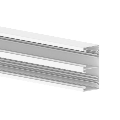 [GK18206] GGK Micro-BRA - 65x130/45, DUO wandgoot basis (Gecoat aluminium) RAL 9010 - VPE=8