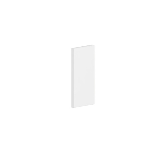 [GK18246] GGK Micro-BRA - 65x130/45, DUO Eindstuk, 3-z (Gecoat aluminium) RAL 9010 - VPE=1