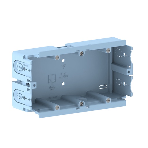 [GK3678] GGK GDX/P2 inbouwdoos BR/BRA/BRS 2-v, frontbevestiging - VPE=20