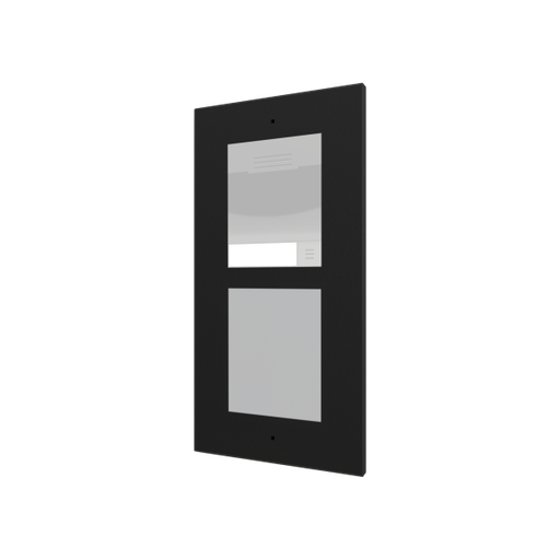 [ZEZVPFFRA2B] Zennio GetFace IP - Cadre de finition encastré - 2 modules (noir)