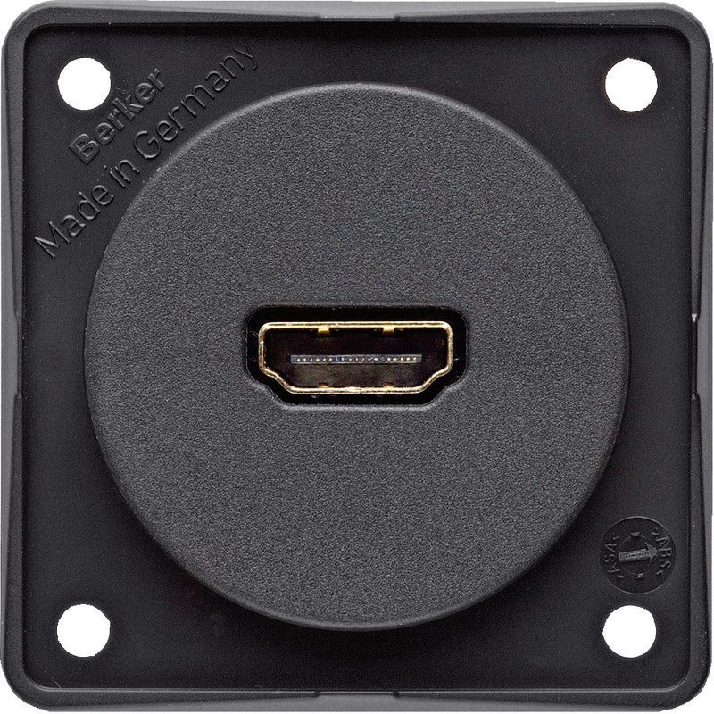Berker Integro Flow - Prise HDMI (Anthracite mat)