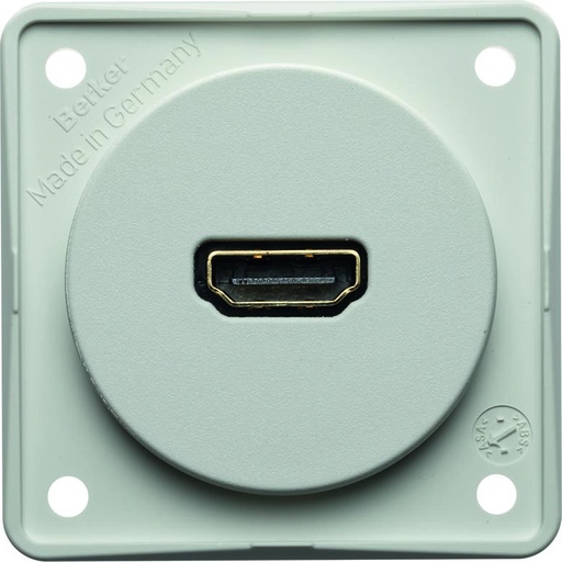 [BH945822502] Berker Integro Flow - HDMI wandcontactdoos (Mat polarwit)
