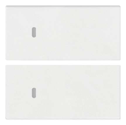 [VI19752.B] Vimar Arké - 2 demi-boutons 2M (Custom - Blanc)
