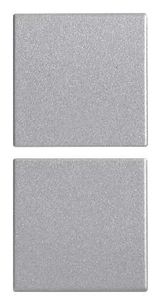 [VI20751.0.N] Vimar Eikon Evo/Exé - 2 halve knoppen 1M (Blanco - Next)